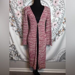 Arden B Long Boho Cardigan Duster Festival Hippie XS